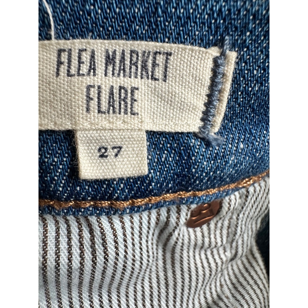 Madewell Flea Market Flare Jeans Medium Wash High Rise C2519 Blue Denim 27 - Picture 7 of 8